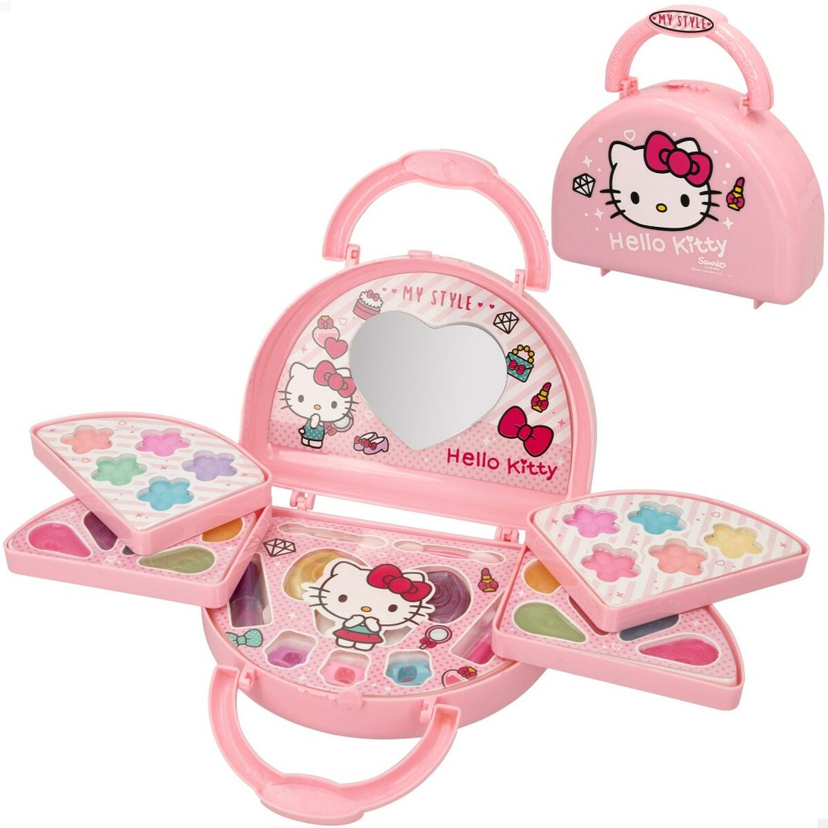 Children's Make-up Set Hello Kitty 15 x 11,5 x 5,5 cm 6 Units