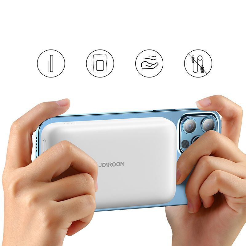 Powerbank Joyroom JR-W020 Mini Magnetic MagSafe Wireless 10000mah Black