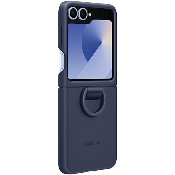 Samsung EF-PF741TNEGWW Galaxy Z Flip 6 Silicone Case with Ring navy