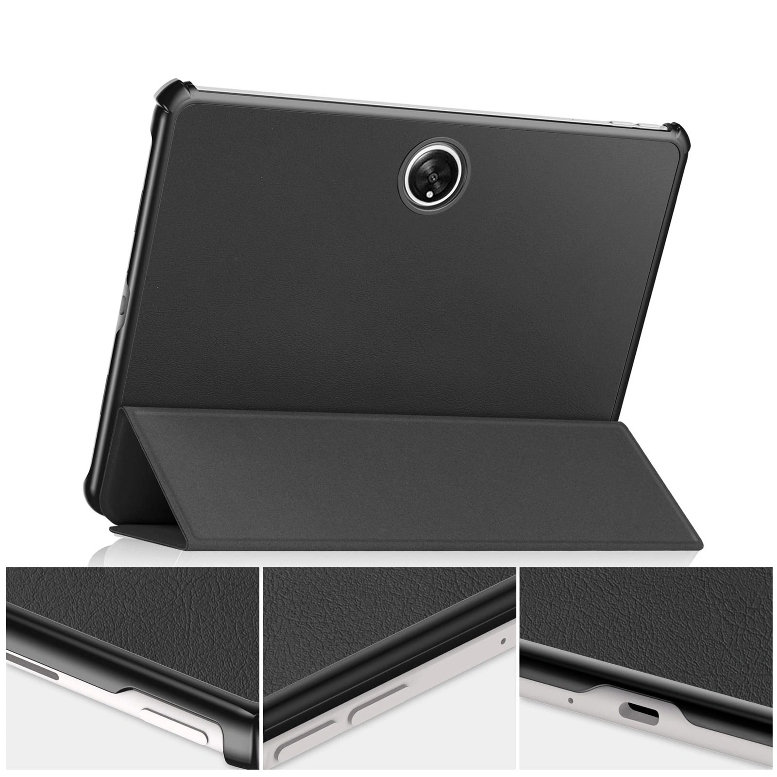 Bizon Case Tab Croc Oppo Pad 2 / OnePlus Pad black