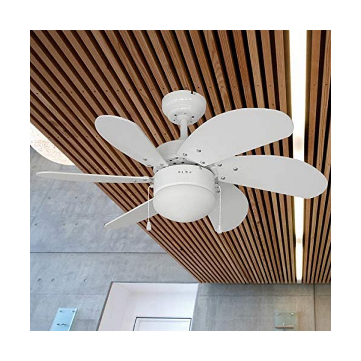 Ceiling Fan with Light EDM Aral White 50 W