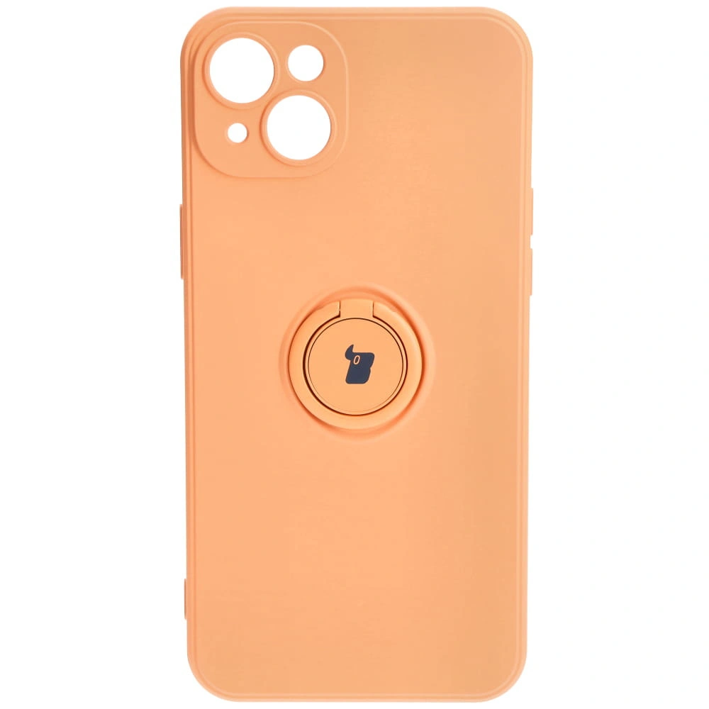 Bizon Case Silicone Ring Sq Apple iPhone 15 Plus orange