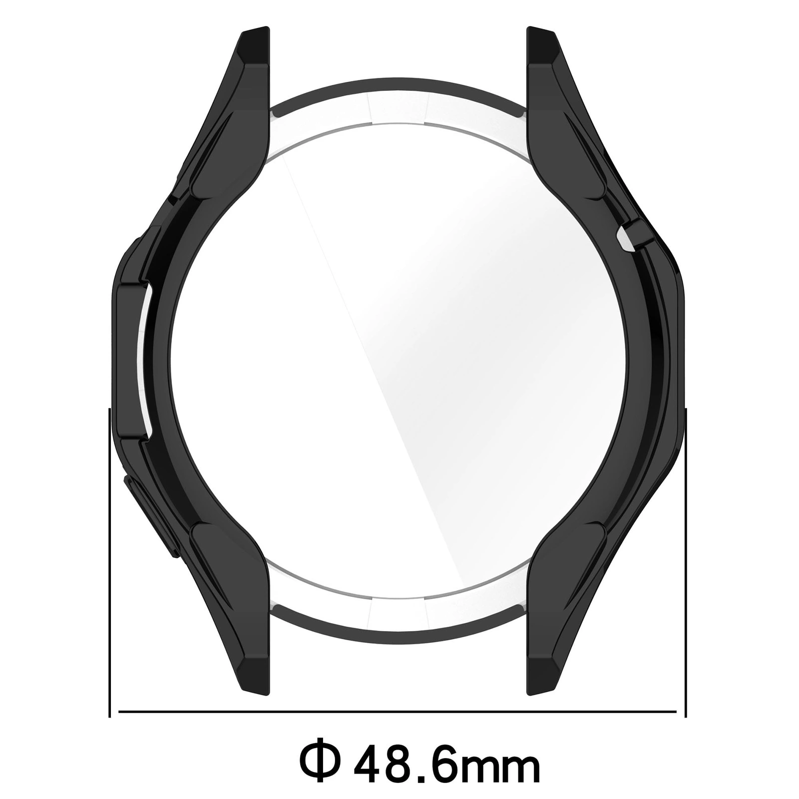 Bizon Case Watch Felipe Huawei Watch GT 4 46 mm black