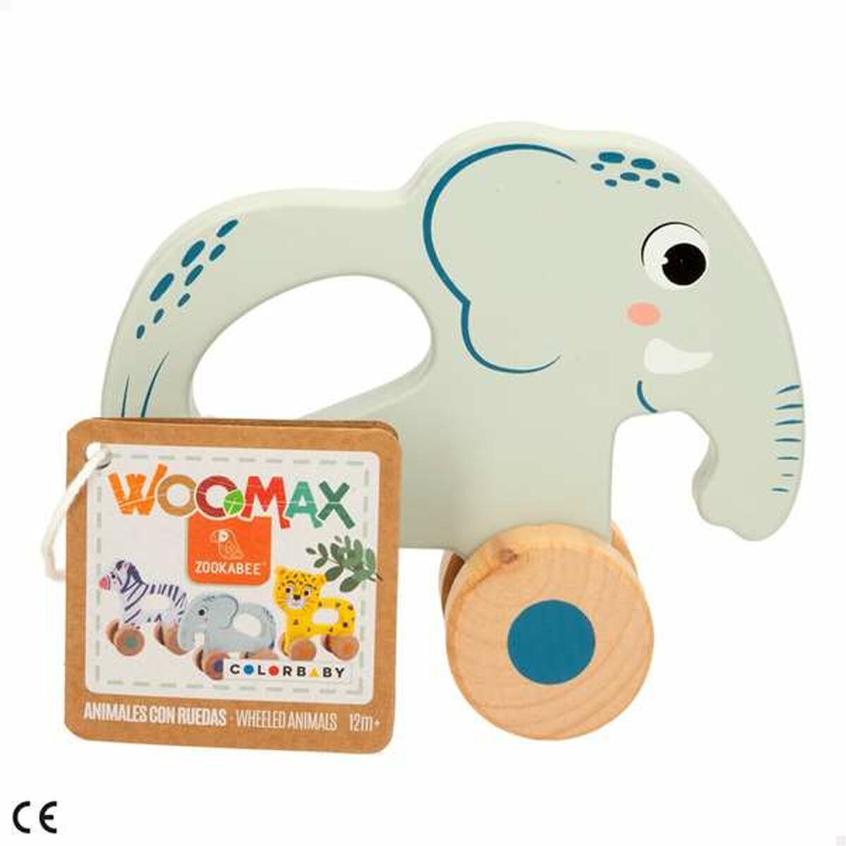 Pull-along toy Colorbaby 13 x 5 x 12,5 cm
