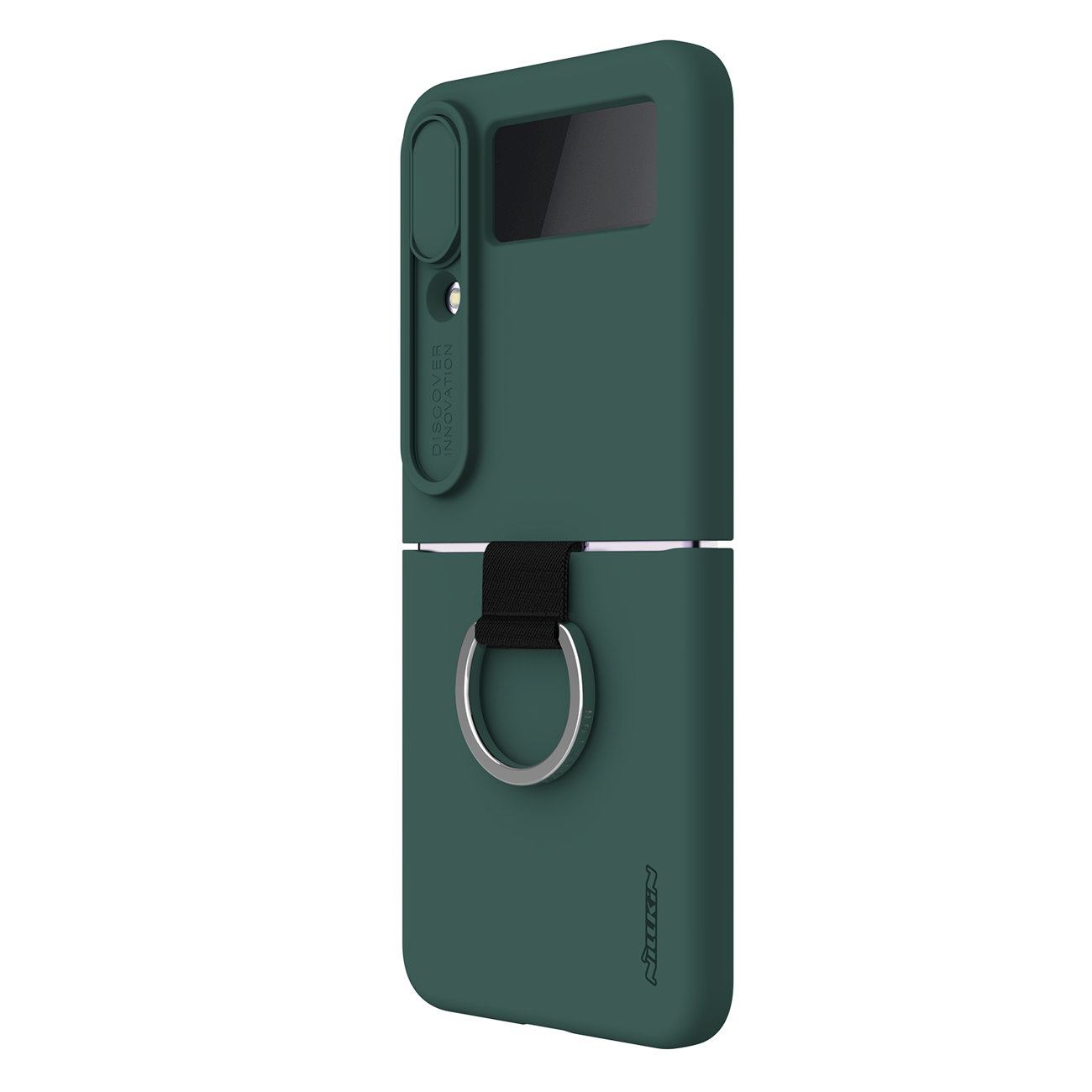 Case Nillkin CamShield Silky Silicone Samsung Galaxy Z Flip 4 green