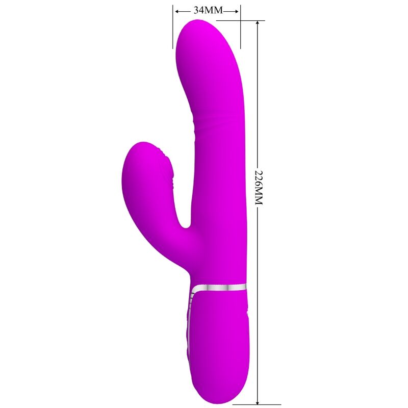 PRETTY LOVE - MULTIFUNCTION G-SPOT VIBRATOR FUCHSIA