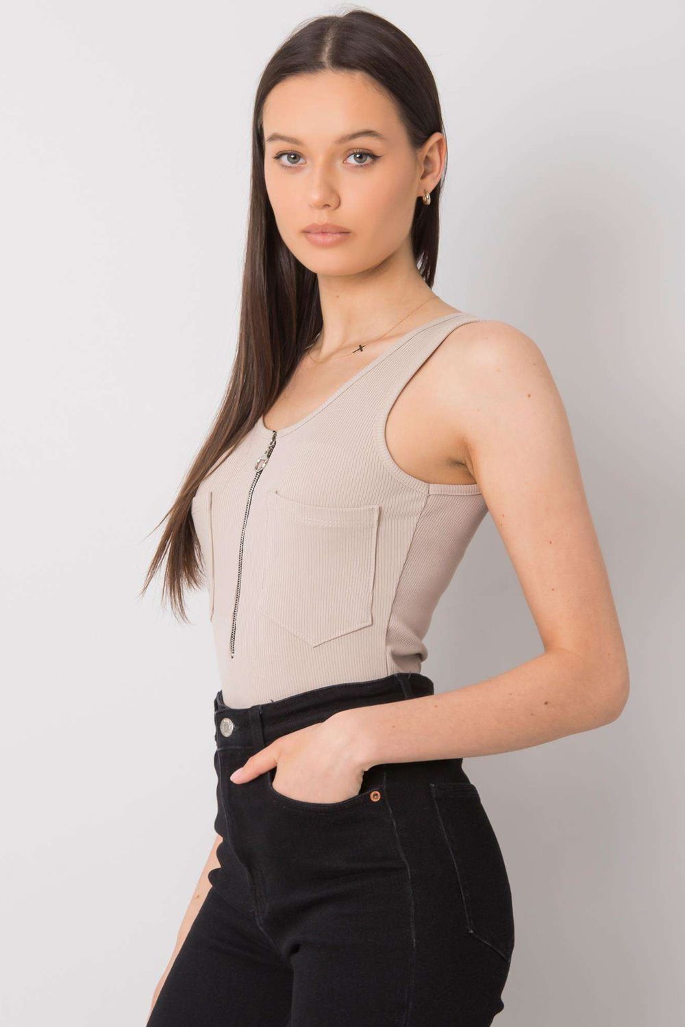  T-shirt model 167390 Italy Moda  beige