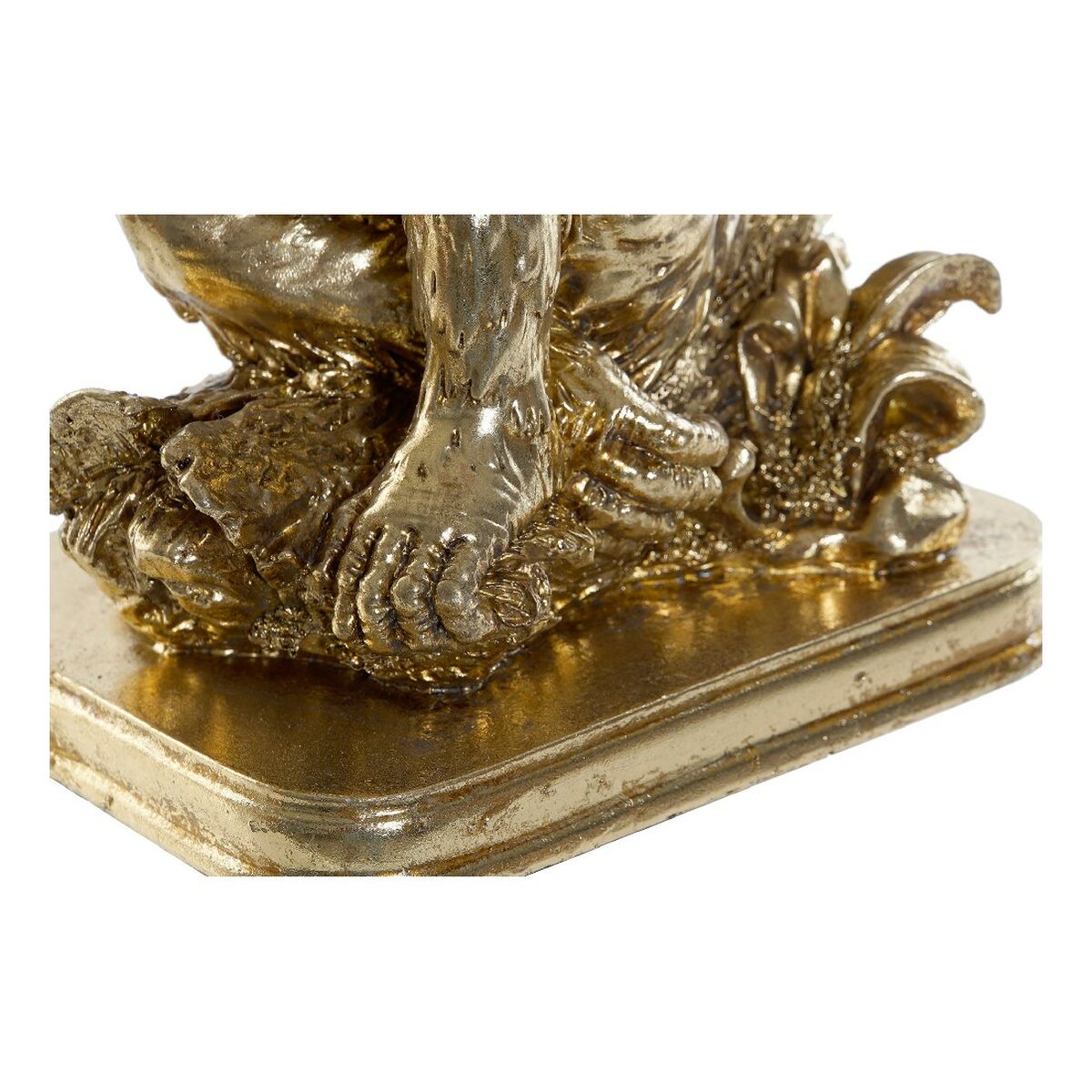 Decorative Figure DKD Home Decor 16,5 x 10,6 x 22,5 cm Golden Resin Colonial Leaf of a plant