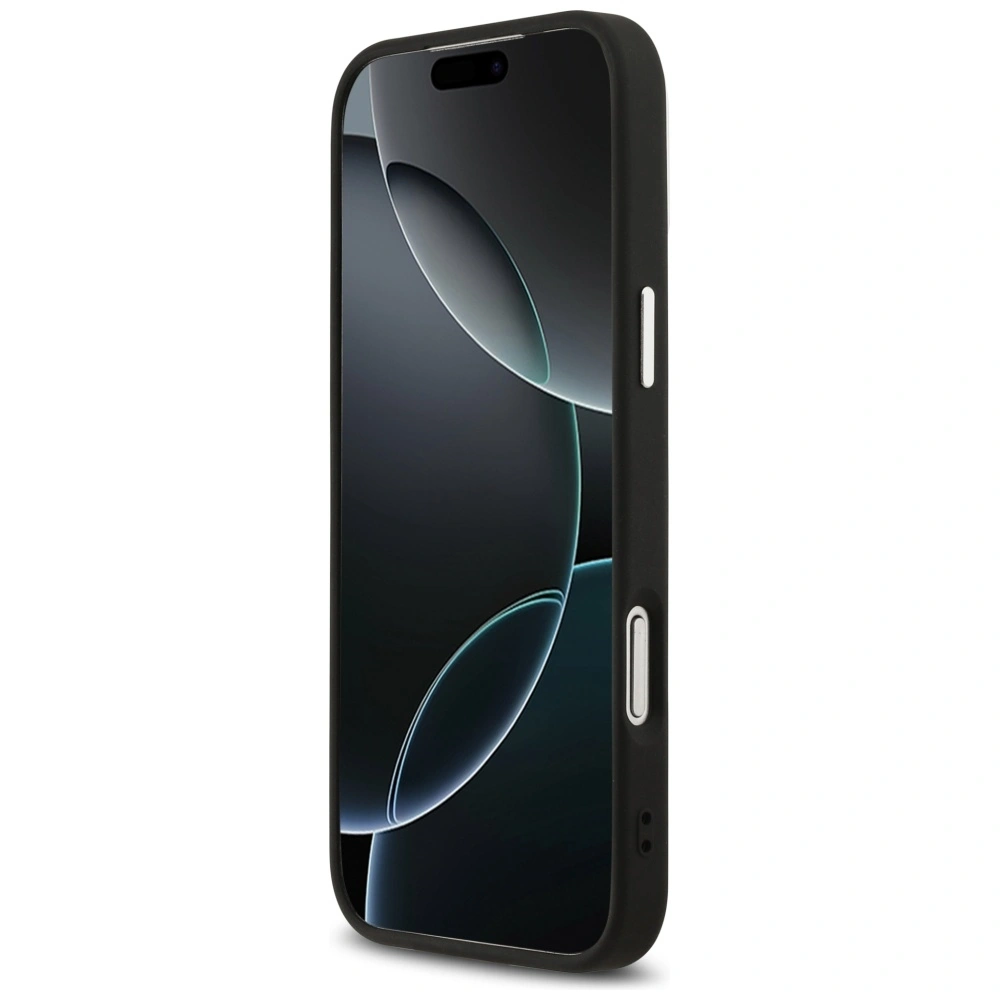 Etui Guess Triangle Logo MagSafe do Apple iPhone 17 Pro Max czarny