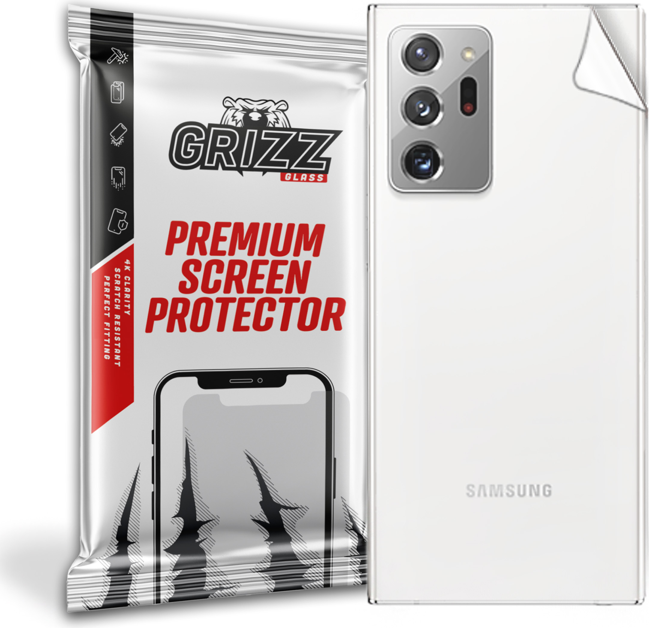 GrizzGlass SatinSkin Samsung Galaxy Note 20 Ultra