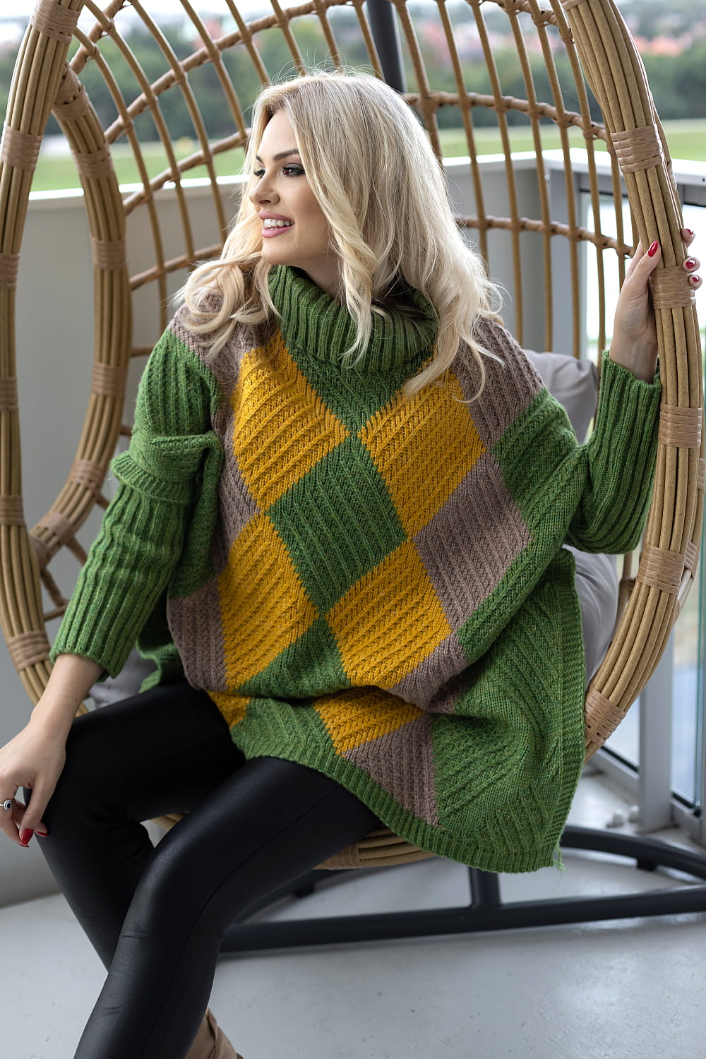  Turtleneck model 171305 PeeKaBoo  multicolor