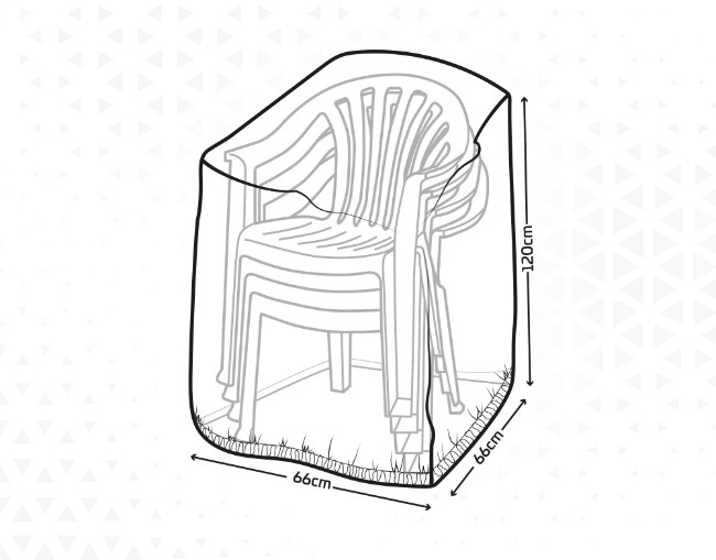 Chair Cover Aktive 66 x 120 x 66 cm Polyethylene (6 Units)