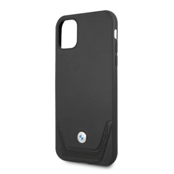 BMW BMHCN61RSWPK Apple iPhone 11 black hardcase Leather Perforate