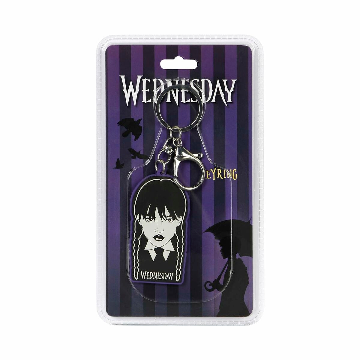 Keychain Wednesday braid Black