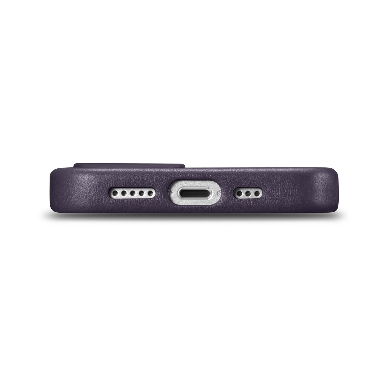 iCarer Case Leather MagSafe Apple iPhone 14 Plus dark purple