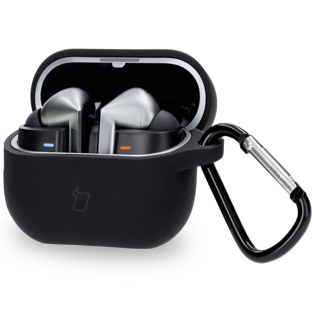 Bizon Case Headphone Silicone Samsung Galaxy Buds 3 / 3 Pro black