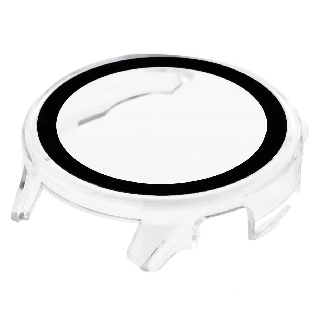 Etui ze szkłem do zegarka Bizon Case+Glass Watch do Garmin Venu 4 41mm przezroczyste