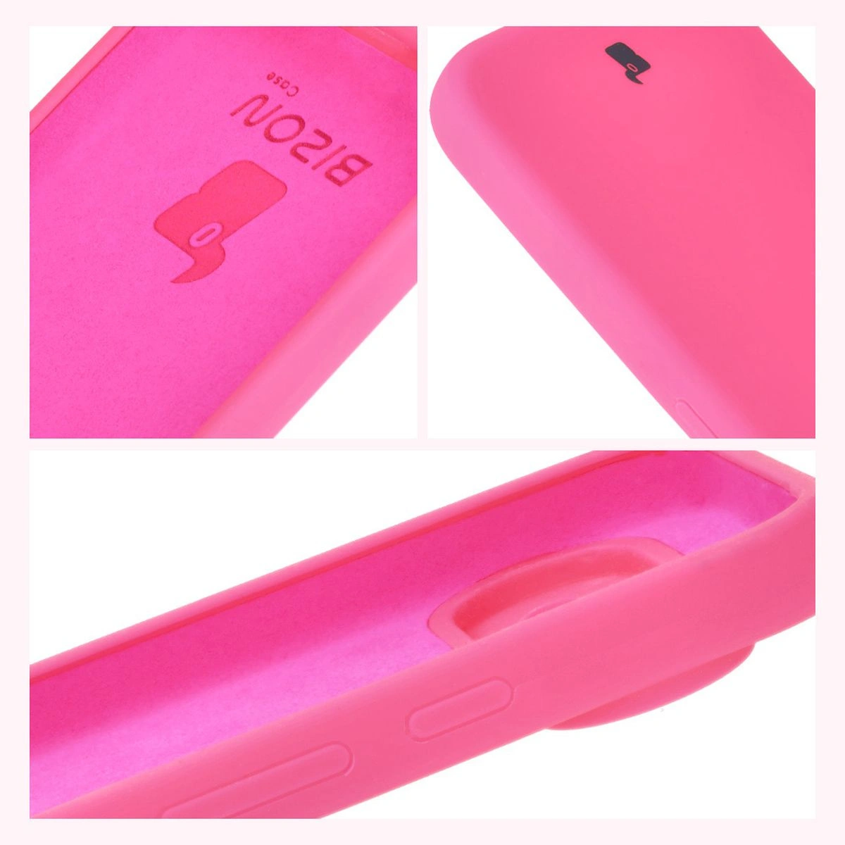 Bizon Soft Case Google Pixel 9 neon pink