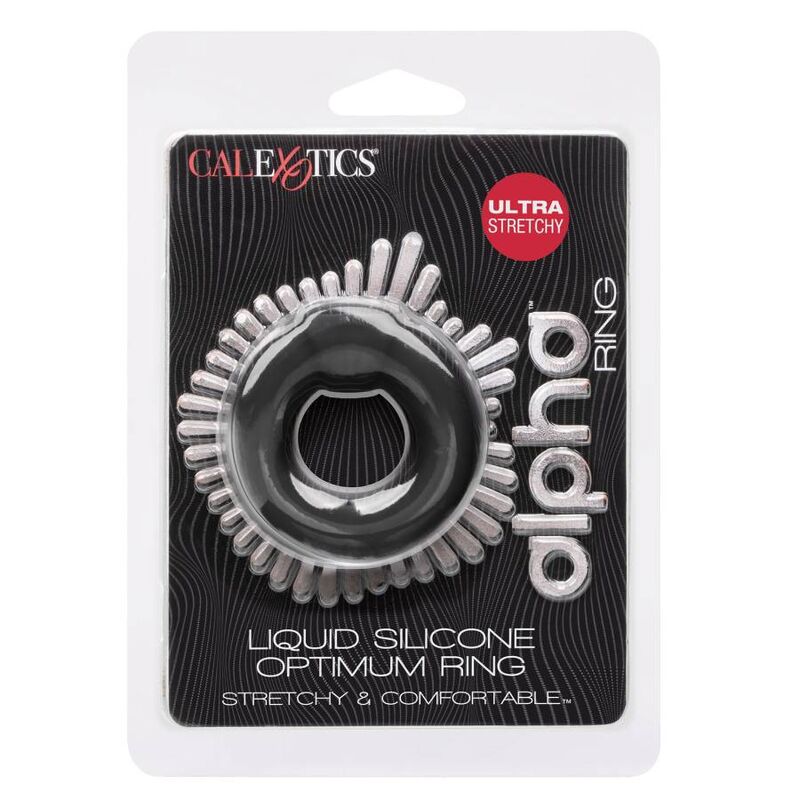 CALIFORNIA EXOTICS ALPHA OPTIMUM RING BLACK