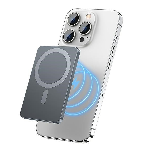 AWEI P112K wireless powerbank MagSafe 5000mAh grey