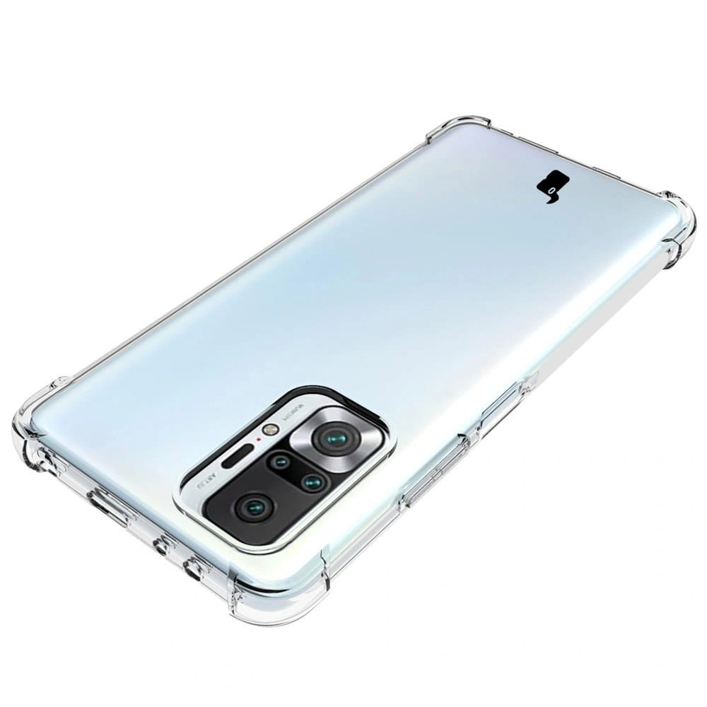 Bizon Case Clear Pack case + 2x screen glass + lens glass Xiaomi Redmi Note 10 Pro clear