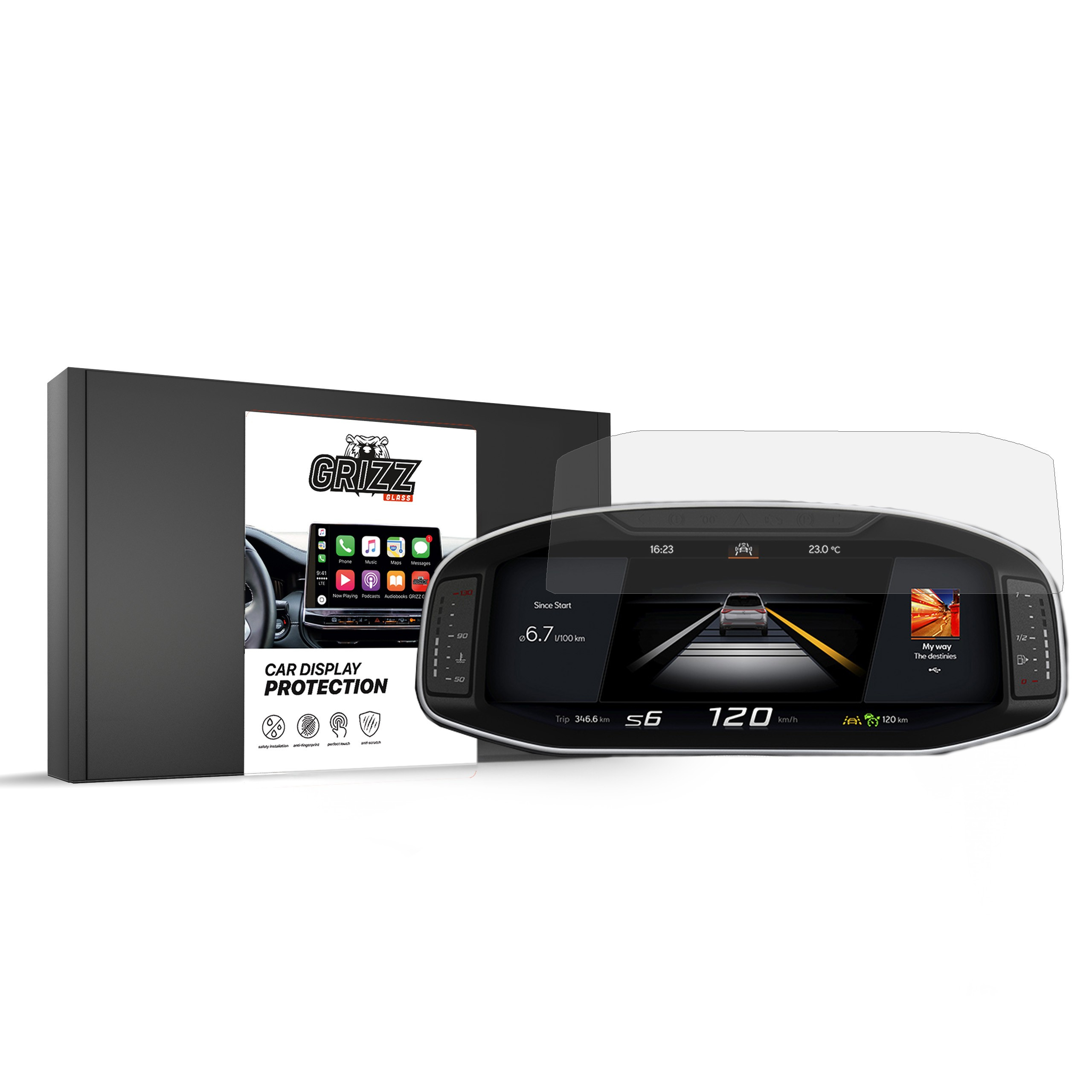 GrizzGlass CarDisplay Protection Cupra Formentor Virtual Cockpit 10,25" 2020