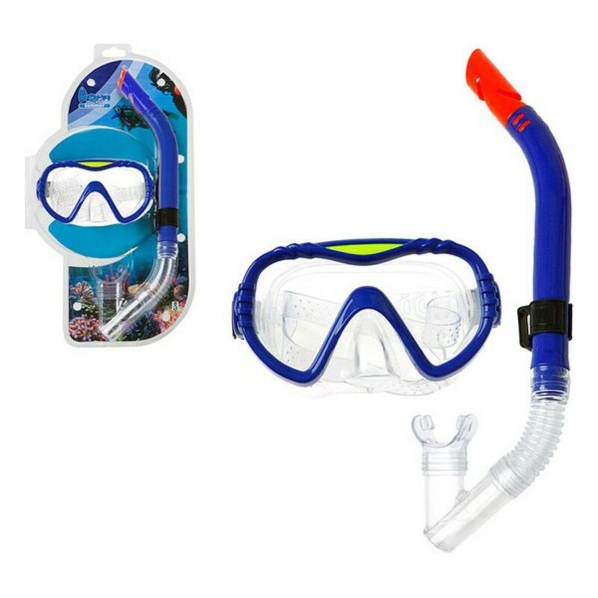 Snorkel Goggles and Tube Adults (25 x 43 x 6 cm)