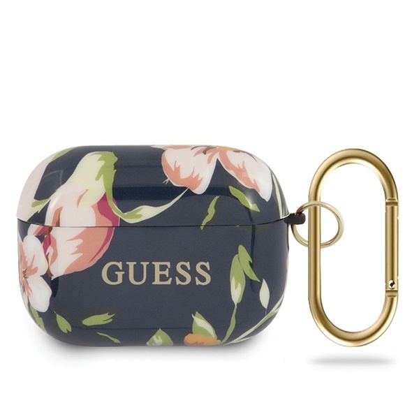 Guess GUACAPTPUBKFL03 Apple AirPods Pro cover blue N.3 Flower Collection