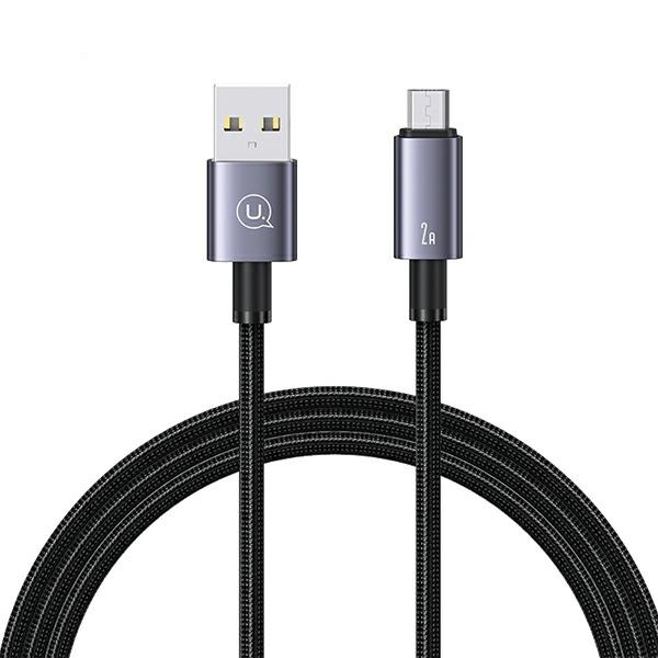 USAMS US-SJ668 USB-A / microUSB cable 2A 1,2m Fast Charging tarnish