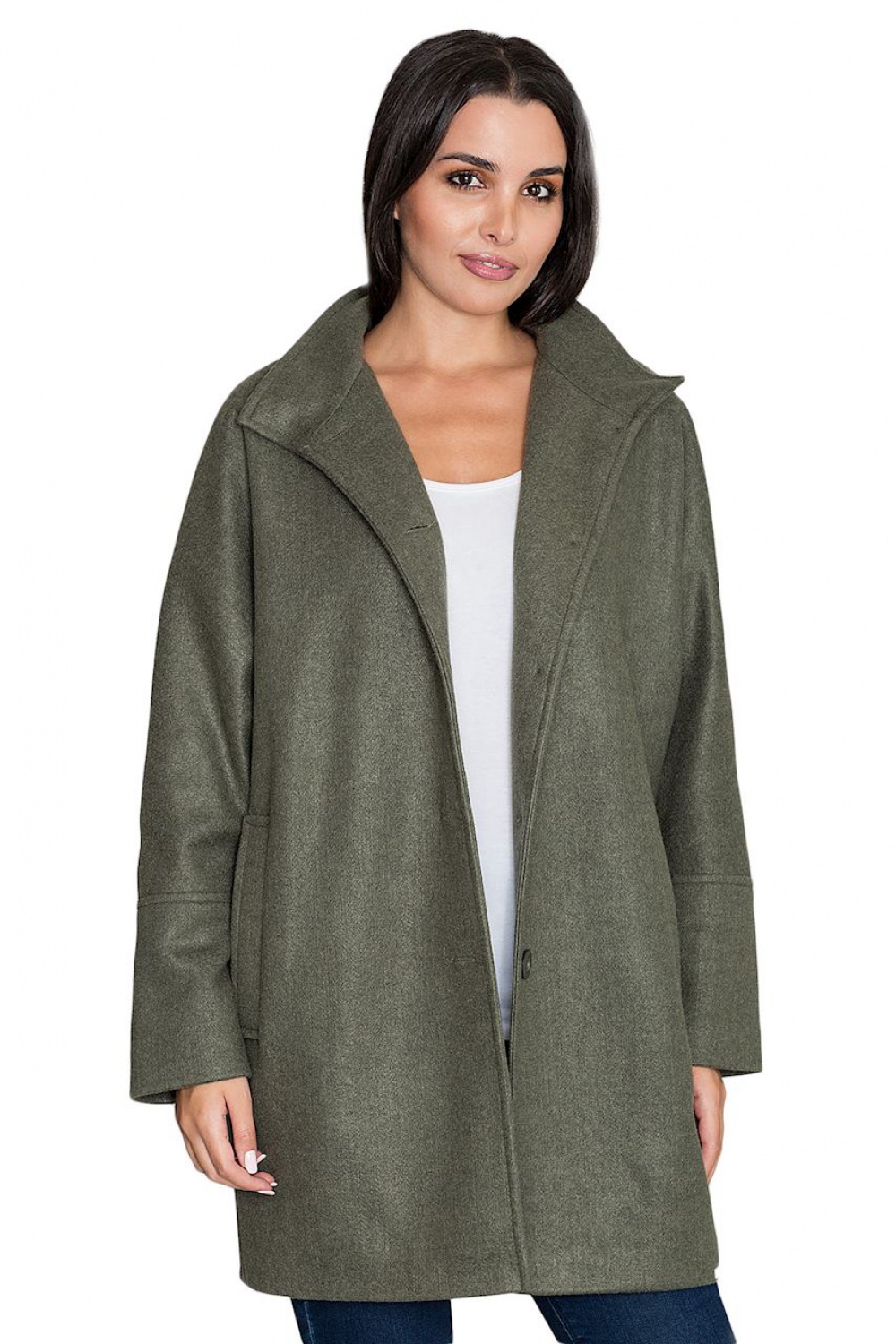  Coat model 111017 Figl  green