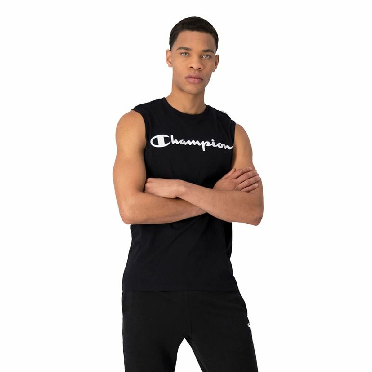 T-shirt Champion Crewneck Black