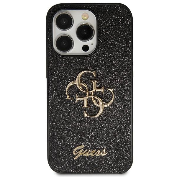 Guess GUHCN61HG4SGK Apple iPhone 11/XR hardcase Glitter Script Big 4G black