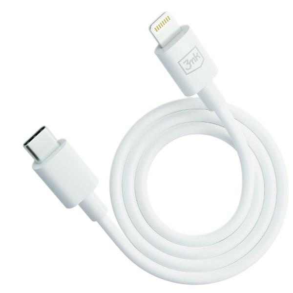 3MK cable Hyper USB-C / Lightning 20W 1.2m white