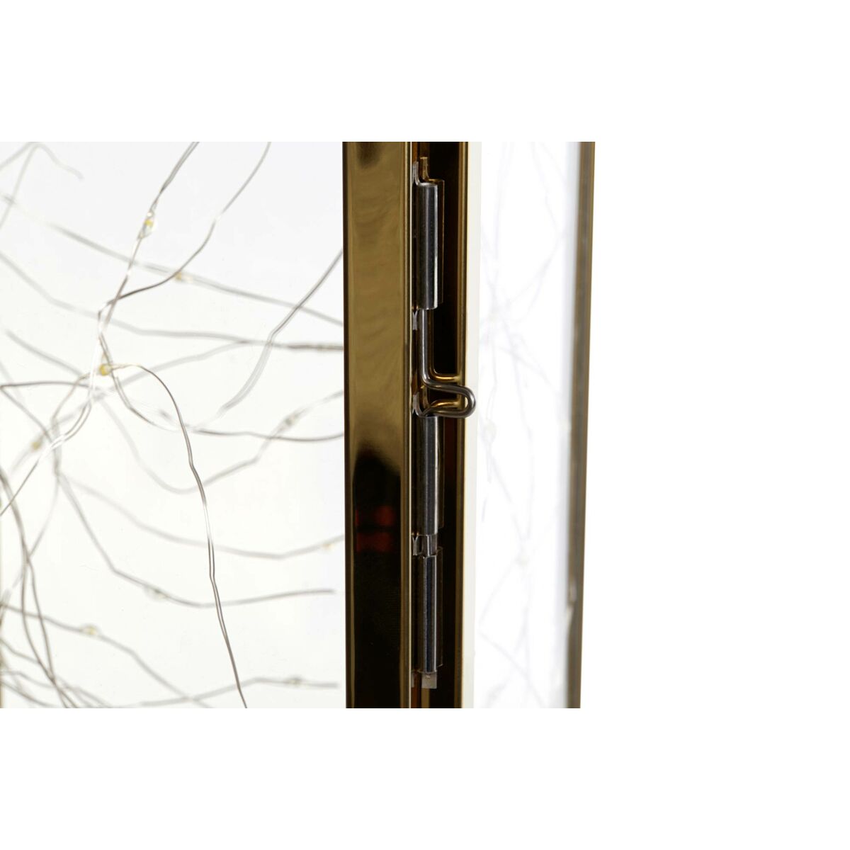 Lantern DKD Home Decor Golden Stainless steel 15 x 14 x 36 cm