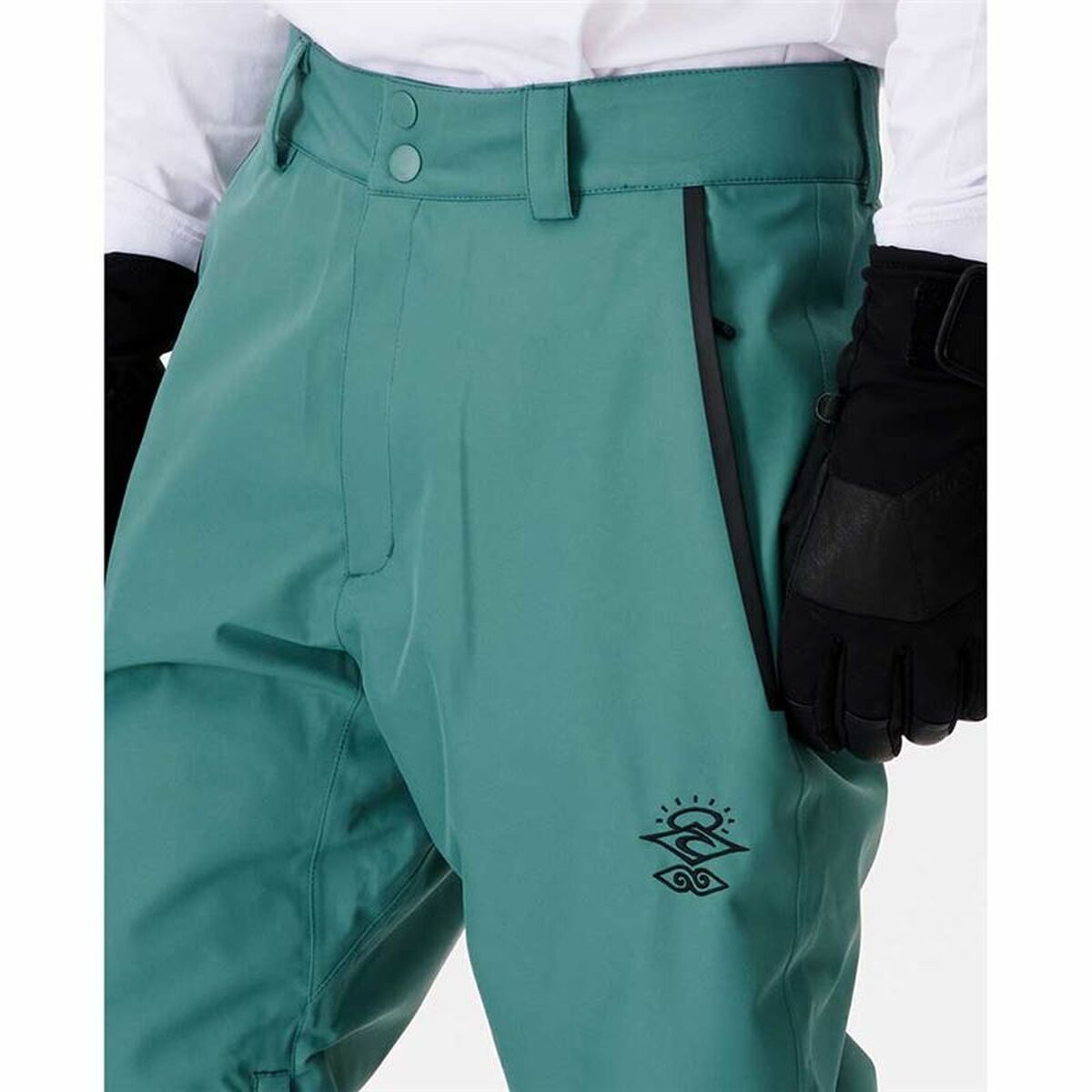 Long Sports Trousers Rip Curl Rocker Ski Cyan
