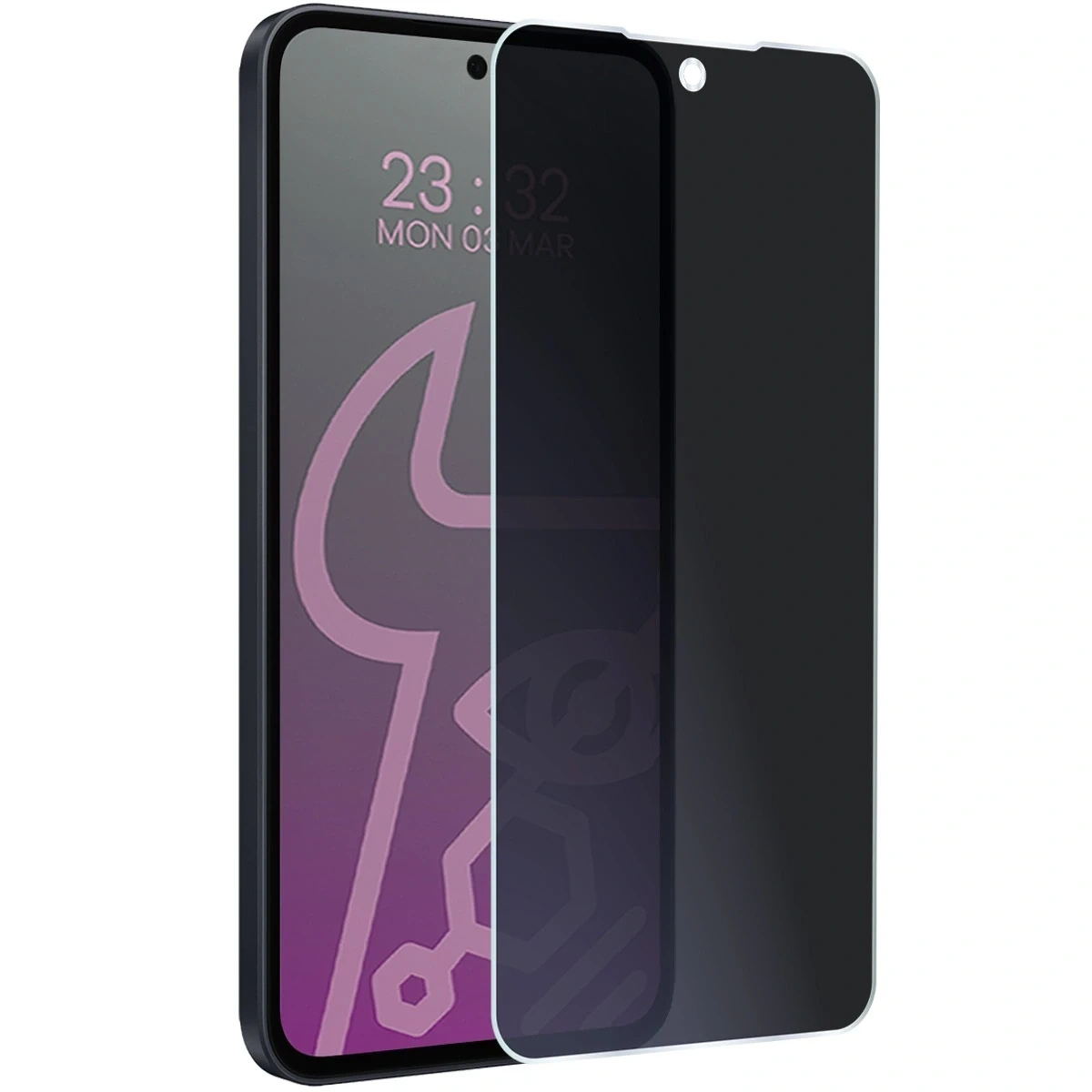 Prywatyzujące szkło hybrydowe Bizon Glass Mule Shadow do Samsung Galaxy A35 5G matowe