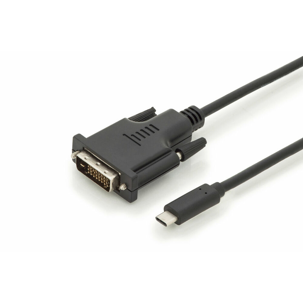 USB-C-Kabel Digitus AK-300332-020-S 2 m Schwarz