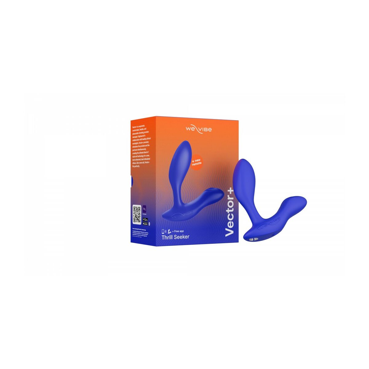 Cassini Anal Vibrator Black We-Vibe Blue