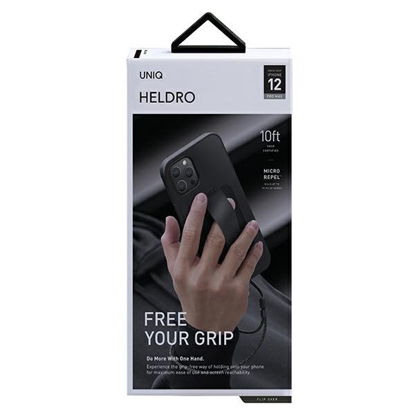 UNIQ Heldro Apple iPhone 12 Pro Max midnight black Antimicrobial