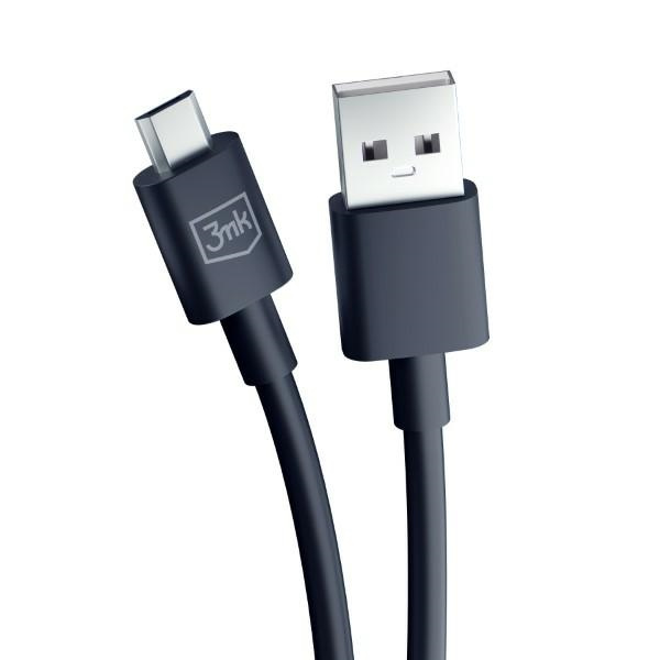 3MK cable Hyper USB-A / microUSB 1.2m 5V 2.4A black