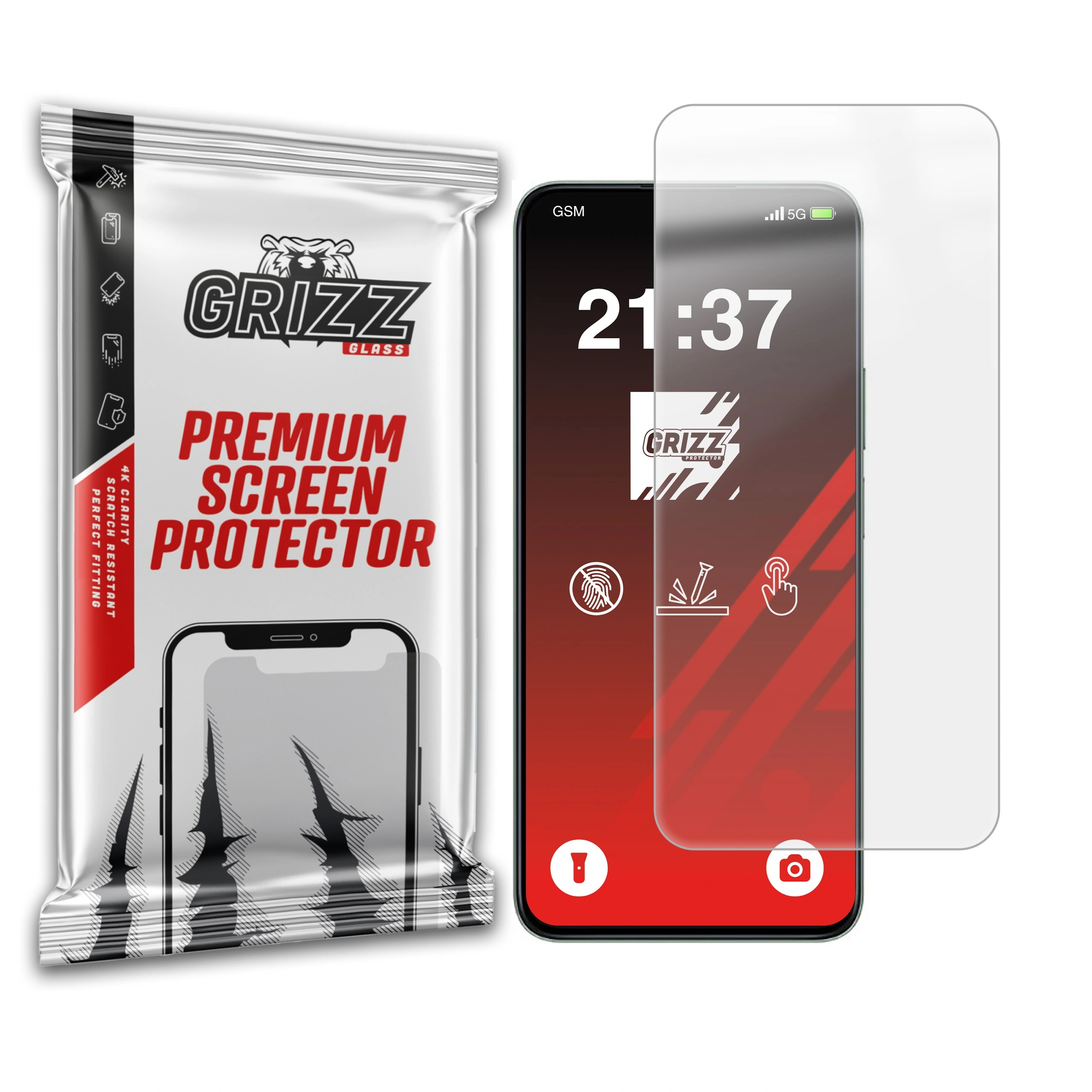 GrizzGlass PaperScreen Honor X7c 5G