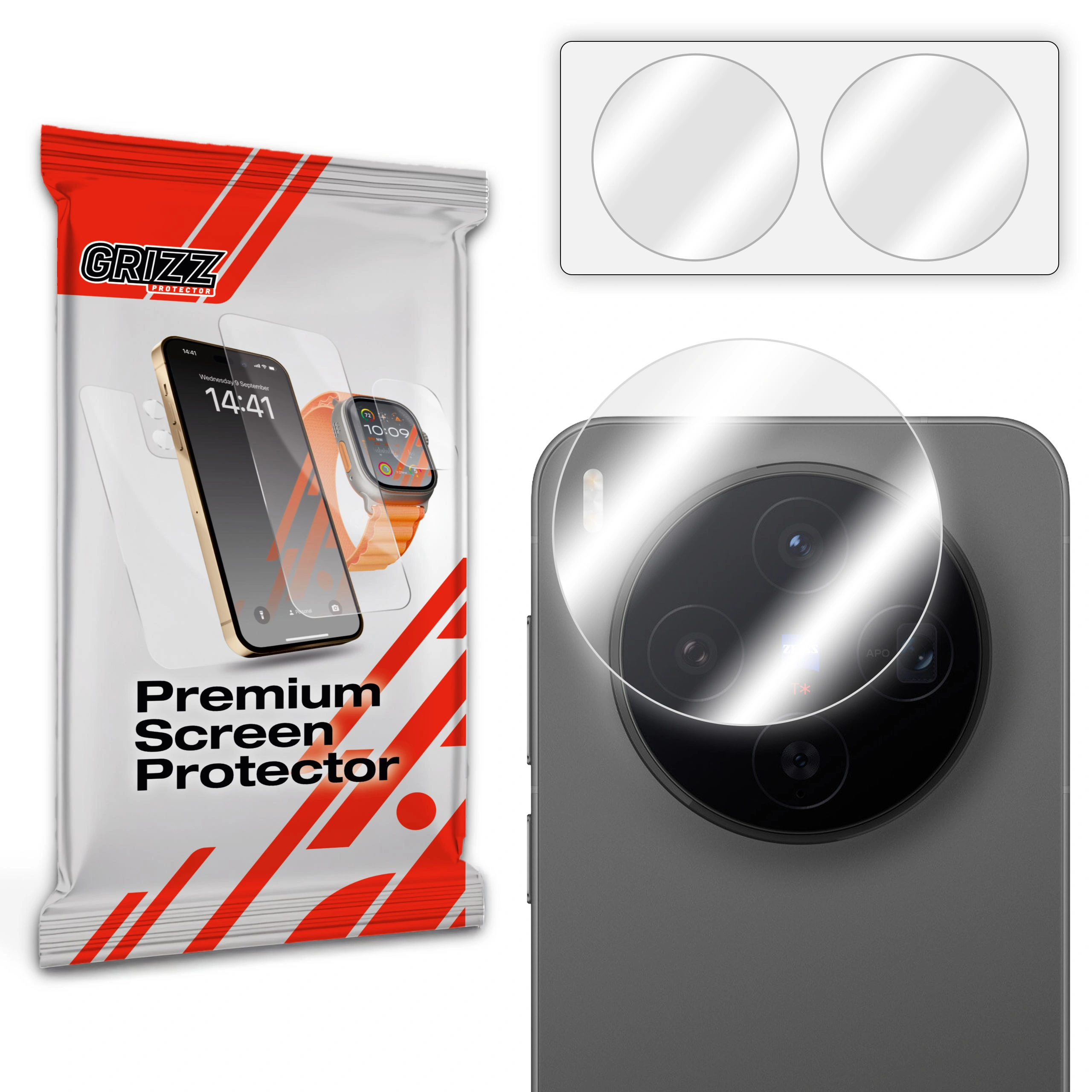 Szkło na aparat GrizzGlass HybridGlass Camera do Vivo x300