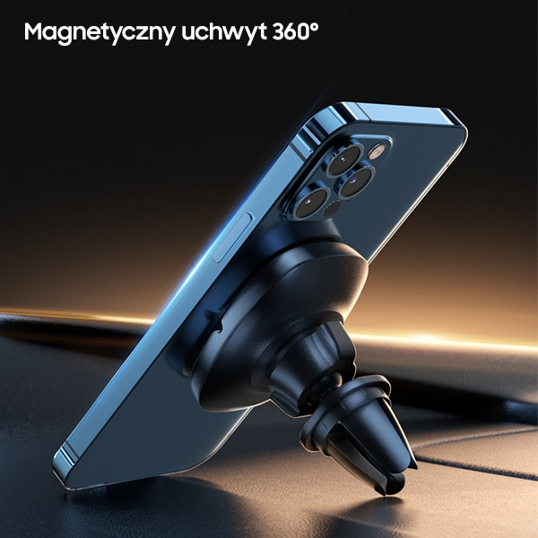 AWEI X21 Air Vent Magnetic Car Mount Black 