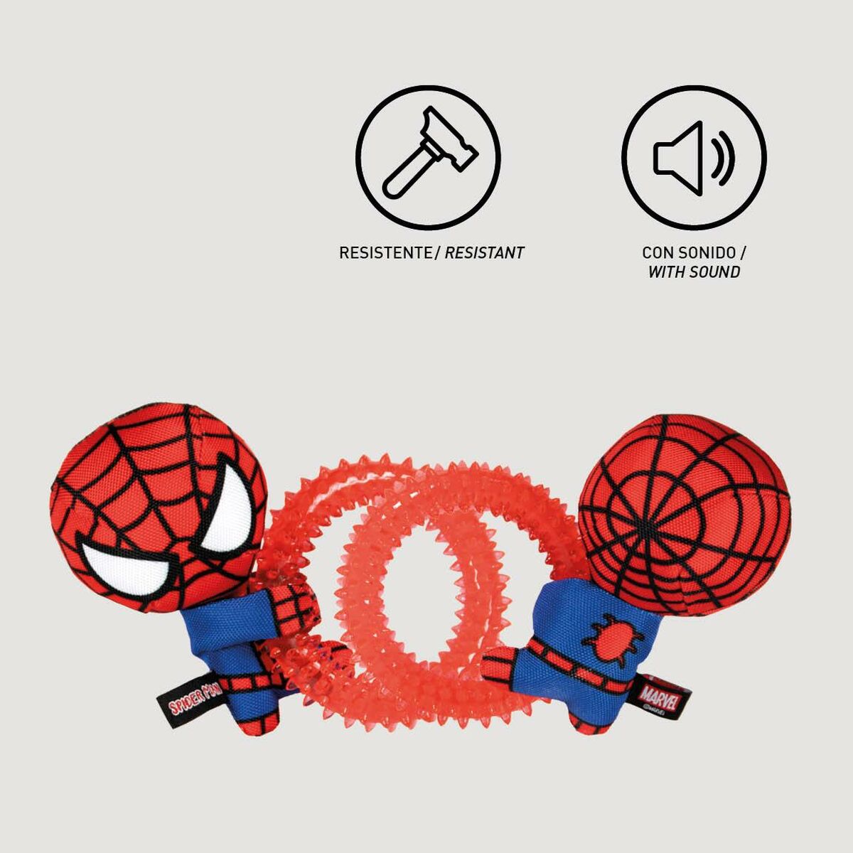 Hundespielzeug Spiderman   Rot
