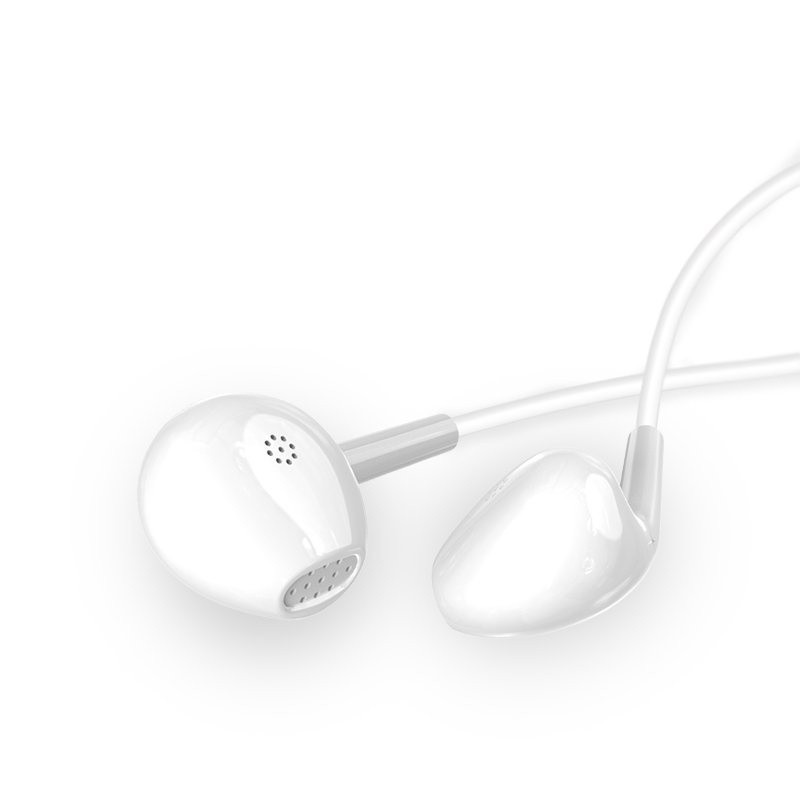 Dudao in-ear wired mini jack 3.5mm earphone headset white (X10S white)