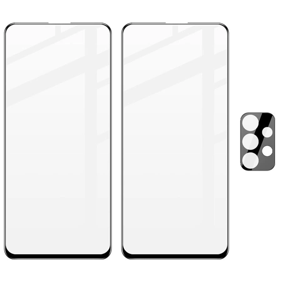 Bizon Glass Edge tempered glass - [2 PACK] + lens protection Samsung Galaxy A53 black