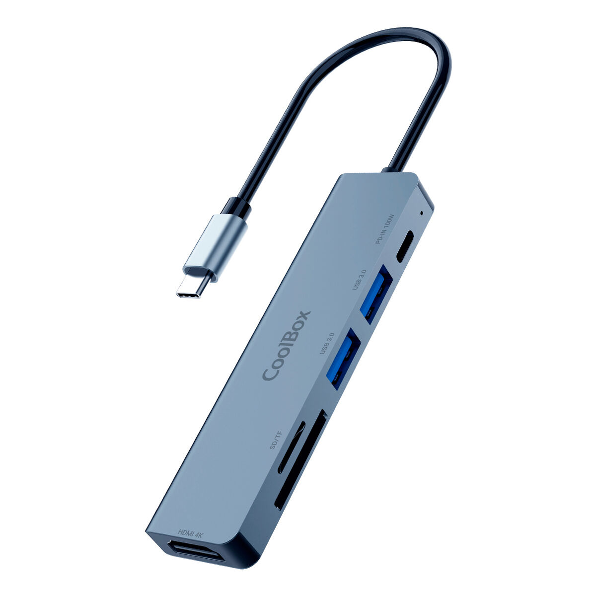 USB Hub CoolBox COO-DOCK-C-61 100 W