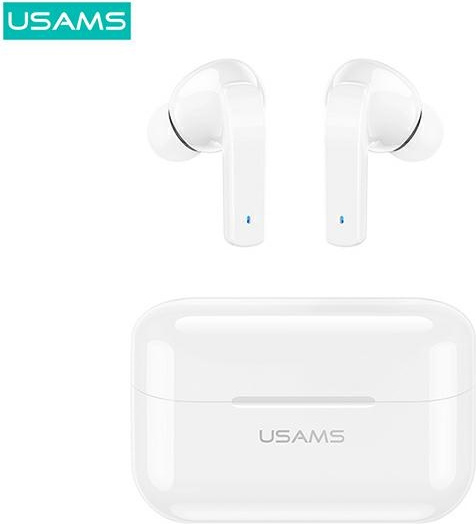 USAMS Earphones Bluetooth 5.0 TWS LY series ANC white BHULY06