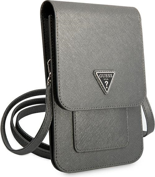 Guess GUWBSATMGR grey Saffiano Triangle