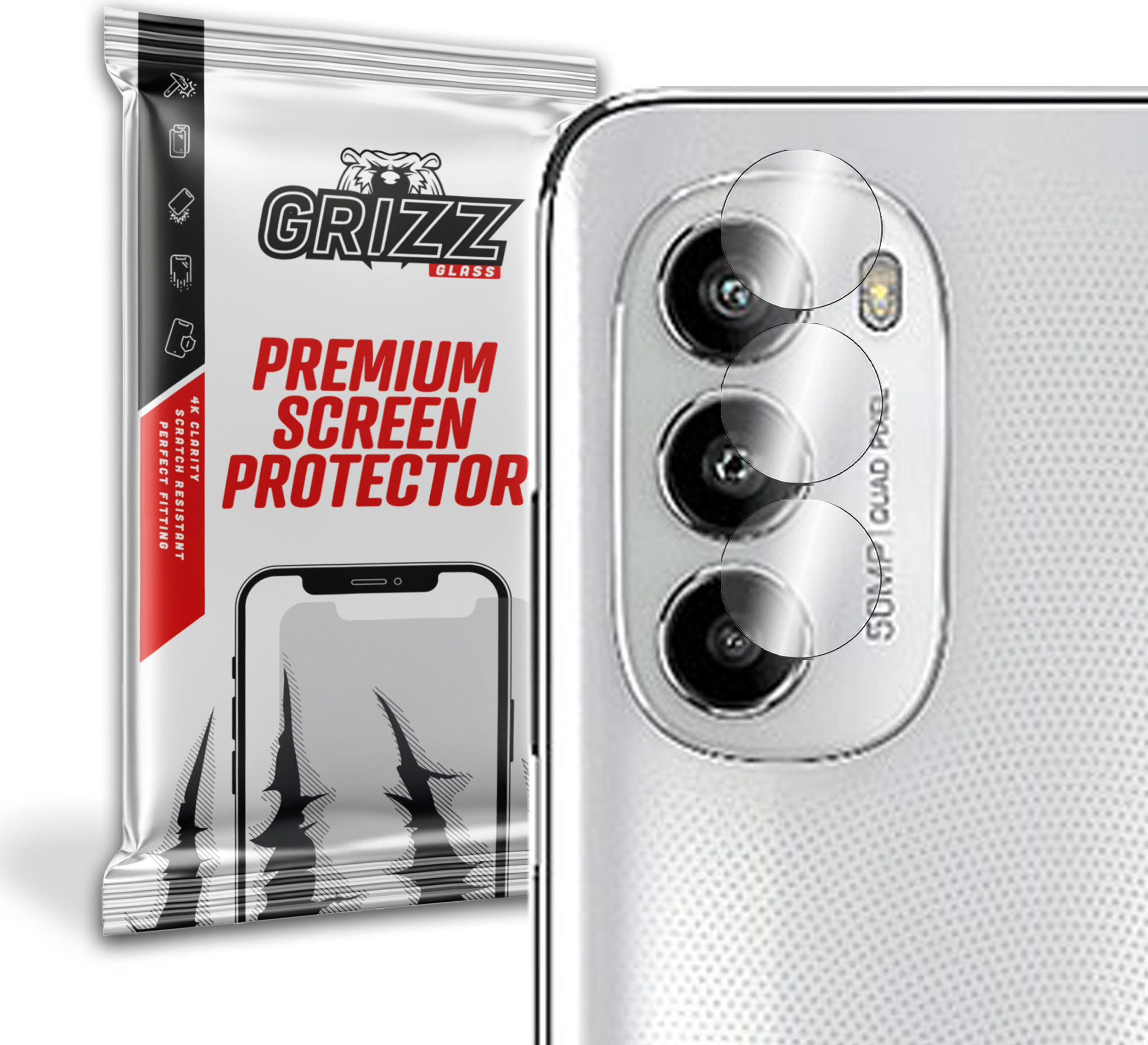GrizzGlass HybridGlass Camera Motorola Moto G71s